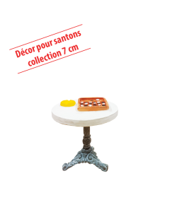 Table jeu de dames 7cm - Décor