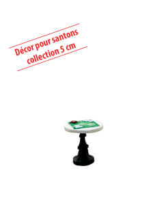 Card game table 5cm - Decor