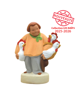 Homme aux poules - NAÏF