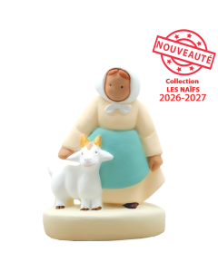 Femme à la chèvre - NAÏF