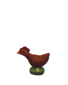Poule Marron - 7CM