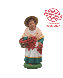 Espelette pepper seller - Raw