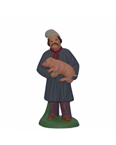 Man with pig - 7CM