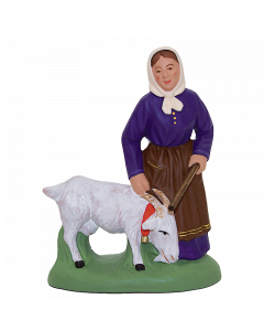 Woman with a goat - 9CM