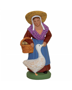 Woman with a goose - 9CM