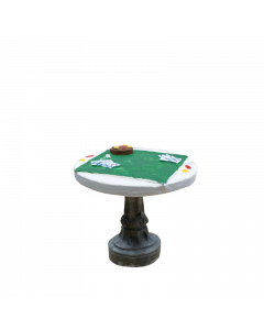 Table jeu de cartes 7cm - Décor