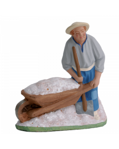 Salt maker with wheelbarrow - 7CM