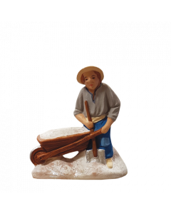 Saltmaker with wheelbarrow - 5CM