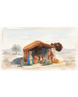L'enfant est né, dans la paille