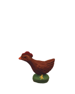 Brown Hen - 7CM