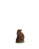 Lapin et lapereaux Marron - 7CM