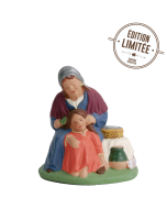 Vieille gitane à l'enfant - 7CM