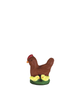 Hen & chicks Brown - 7CM