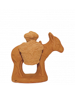 Donkey with baskets of grapes - Raw