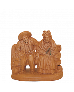 Couple vieux assis - BRUT