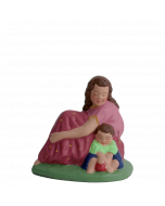 Jeune fille à l'enfant - 7CM