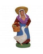 Woman with a goose - 9CM