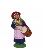Femme tambourin - 7CM
