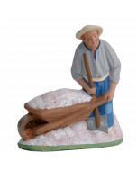 Salt maker with wheelbarrow - 7CM