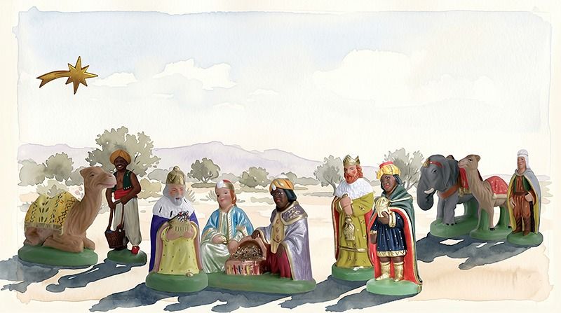 The procession saw the star