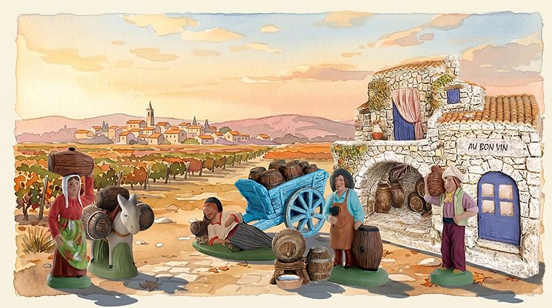  Beneath the stone vaults, the wine comes to an end