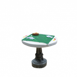 Santon Table jeu de cartes 7cm - Décor de provence | Santons Escoffier